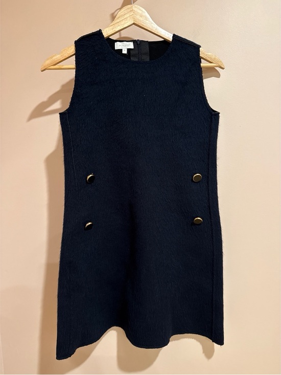 Pinko Dresses & Skirts - Pinko navy blue sleeveless dress with gold buttons